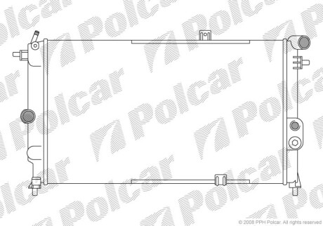 Радіатори охолодження POLCAR/SRL 551408A5