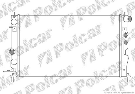 Радіатори охолодження POLCAR/SRL 551608A4