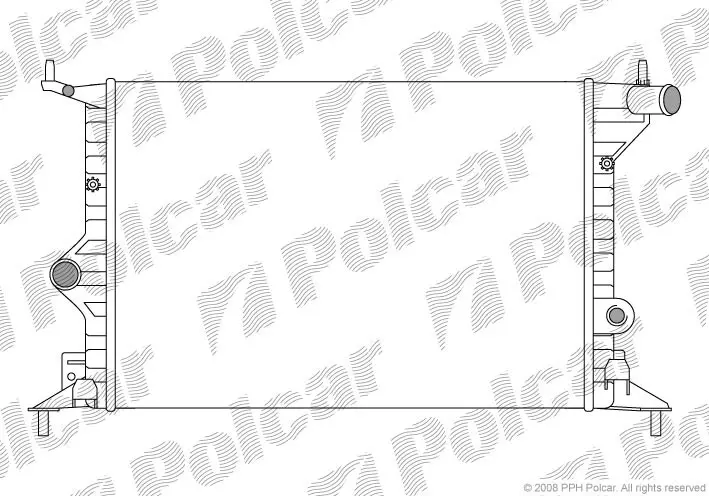 Радіатори охолодження POLCAR/SRL 551608B1 (фото 1)