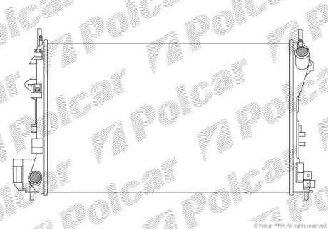 Радіатори охолодження POLCAR/SRL 551808A4