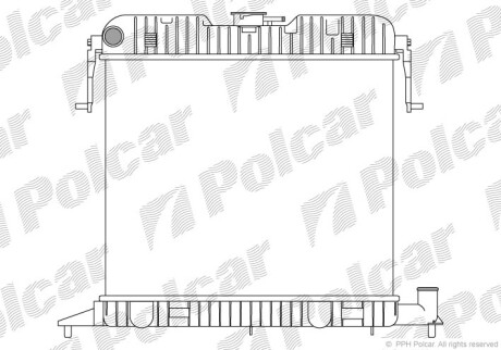 Радіатори охолодження POLCAR/SRL 552508-1