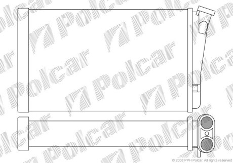 Радіатори обігріву POLCAR/SRL 5527N8-1