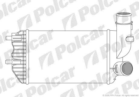 Радіатори повітря (Інтеркулери) POLCAR/SRL 5702J8-1