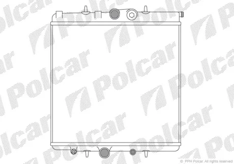 Радиатор АКПП FORD COUGAR 98-99 MONDEO 2.5I 24V 95-97 4G32 POLCAR/SRL 571008A1