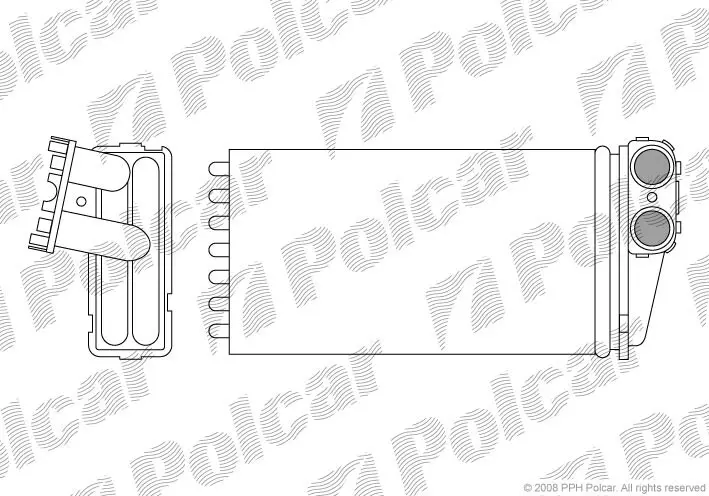 Радіатори обігріву POLCAR/SRL 5710N8-1 (фото 1)
