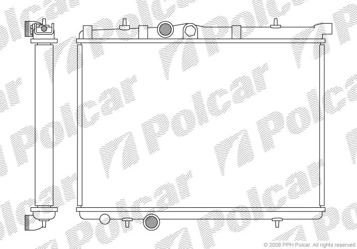 Радіатори охолодження POLCAR/SRL 572308-3 (фото 1)