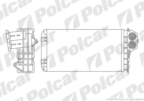 Радіатори обігріву POLCAR/SRL 5723N8-1