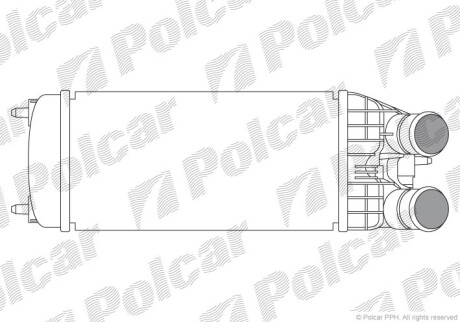 Радіатори повітря (Інтеркулери) POLCAR/SRL 5724J8-1