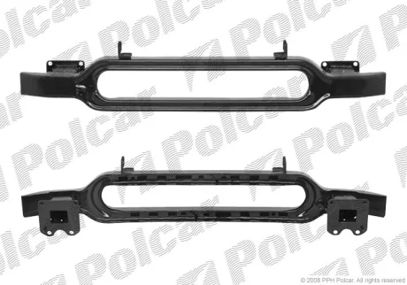 Підсилювач бамперу Peugeot 407, 2004- POLCAR POLCAR/SRL 574807-3