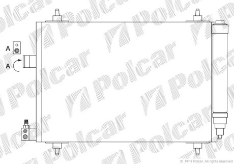 Радіатори кондиціонера POLCAR/SRL 5748K8C1