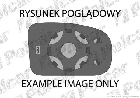 Вставка зовнішнього дзеркала лівий POLCAR/SRL 5770546E