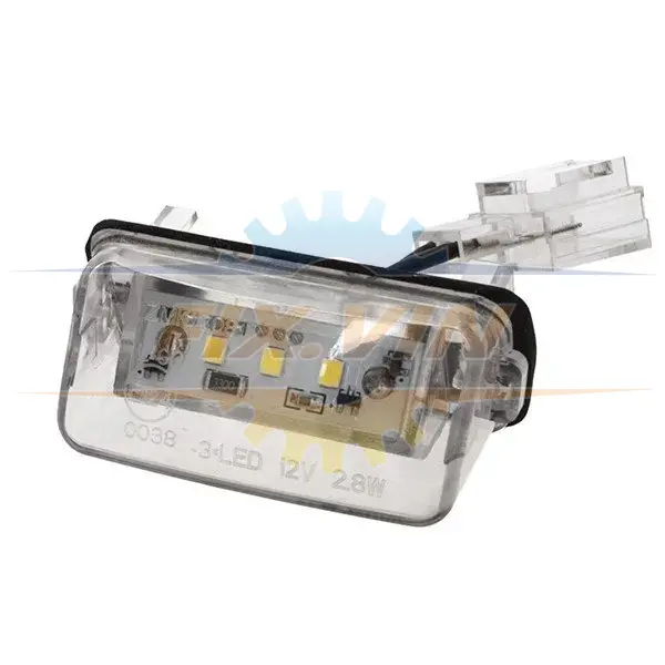 Ліхтар номерного знака Citroen Berlingo, C3 Picasso, C4 Picasso I, Xsara Picasso Peugeot 206, 207, 306, 307, 406, 407 06.94- POLCAR/SRL 57909580E (фото 1)
