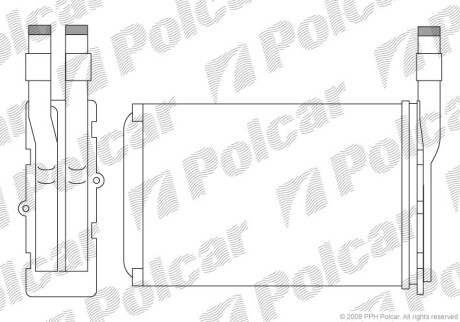 Радіатори обігріву POLCAR/SRL 6005N8-1