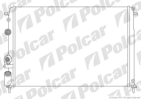 Радіатори охолодження POLCAR/SRL 600708A5