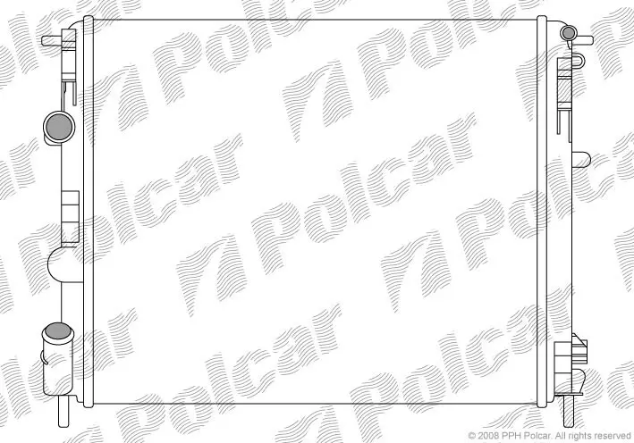 Радіатори охолодження POLCAR/SRL 601508A5 (фото 1)
