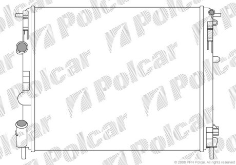 Радіатори охолодження POLCAR/SRL 601508A5