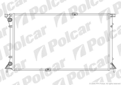 Радіатори охолодження POLCAR/SRL 602608A4