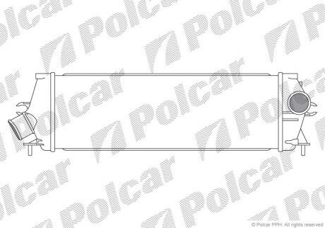 Радіатори повітря (Інтеркулери) POLCAR/SRL 6027J8-1