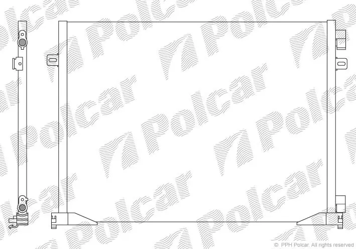 Радіатори кондиціонера POLCAR/SRL 6027K8C3S (фото 1)