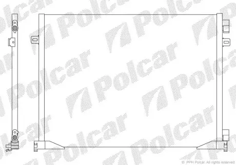 Радіатори кондиціонера POLCAR/SRL 6027K8C3S