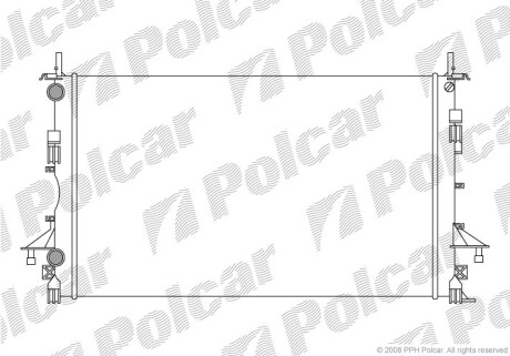 Радіатори охолодження POLCAR/SRL 603708A1