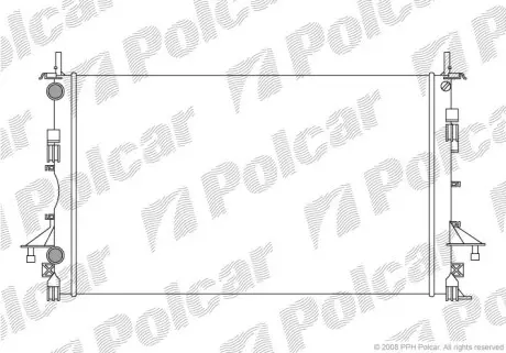 Радіатори охолодження POLCAR/SRL 603708A1
