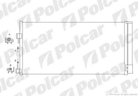 Радіатори кондиціонера POLCAR/SRL 6039K8C1