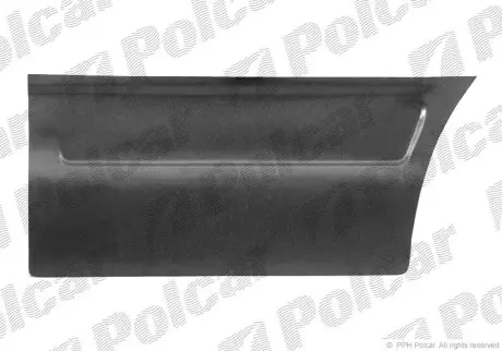 Ремкомплект обшивки дверей правий POLCAR/SRL 604140-2