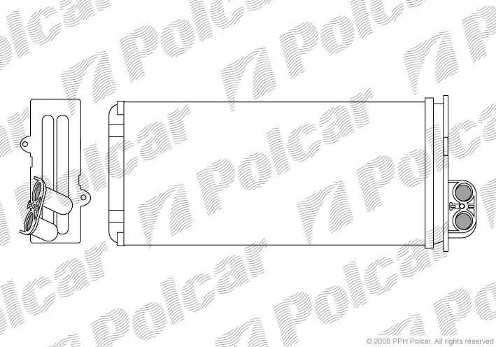 Радіатори обігріву POLCAR/SRL 6041N8-1 (фото 1)