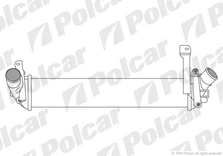 Радіатори повітря (Інтеркулери) POLCAR/SRL 6060J8-2