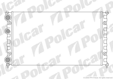 Радіатори охолодження POLCAR/SRL 671308-6