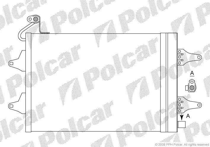 Радіатори кондиціонера POLCAR/SRL 6913K8C1 (фото 1)