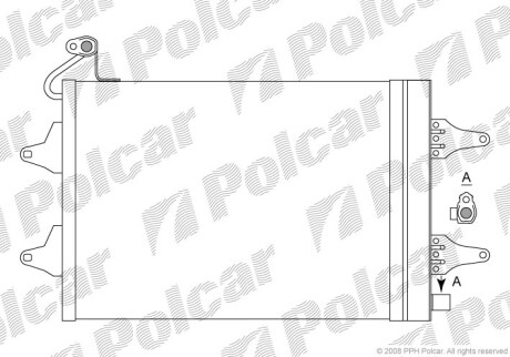 Радіатори кондиціонера POLCAR/SRL 6913K8C1S