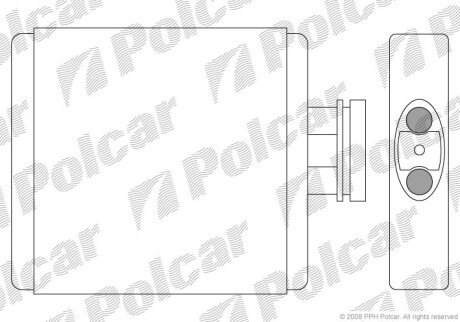 Радіатори обігріву POLCAR/SRL 6913N8-1