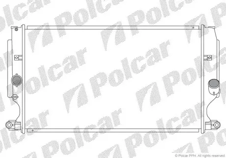 Радіатори охолодження POLCAR/SRL 811608-4