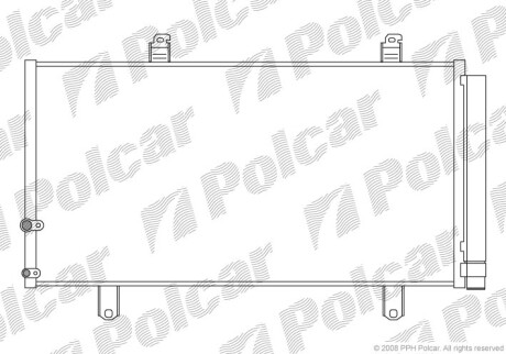 Радіатори кондиціонера POLCAR/SRL 8138K8C1S