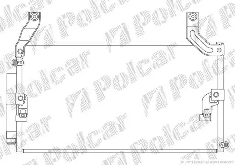 Радіатори кондиціонера POLCAR/SRL 8179K81K