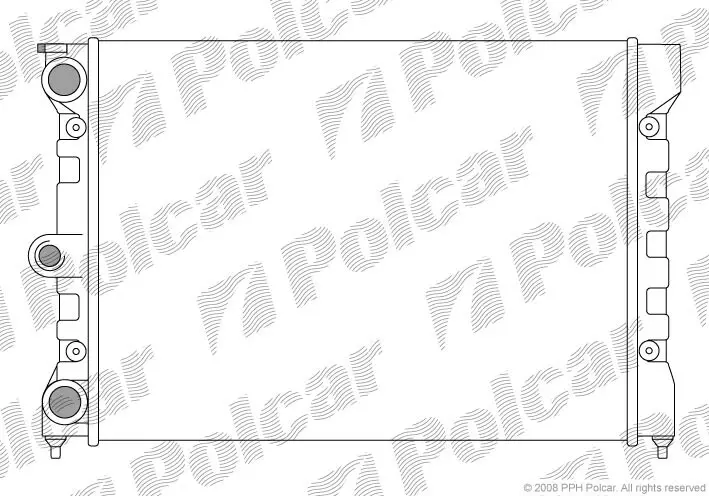 Радіатори охолодження POLCAR/SRL 953408A1 (фото 1)