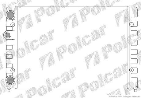 Радіатори охолодження POLCAR/SRL 953808A1