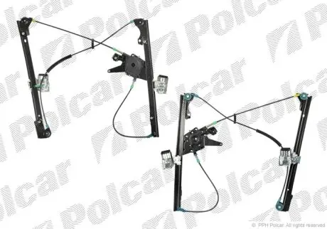 Склопідйомник електричний без електромотора POLCAR/SRL 9538PSG2