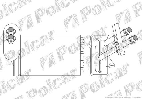 Радіатори обігріву POLCAR/SRL 9541N8-1