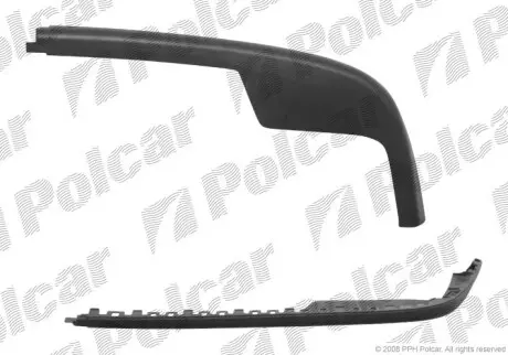 Спойлер бампера переднього лівий POLCAR/SRL 954725-1