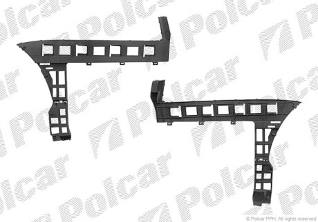 Кронштейн бампера правий POLCAR/SRL 95559612