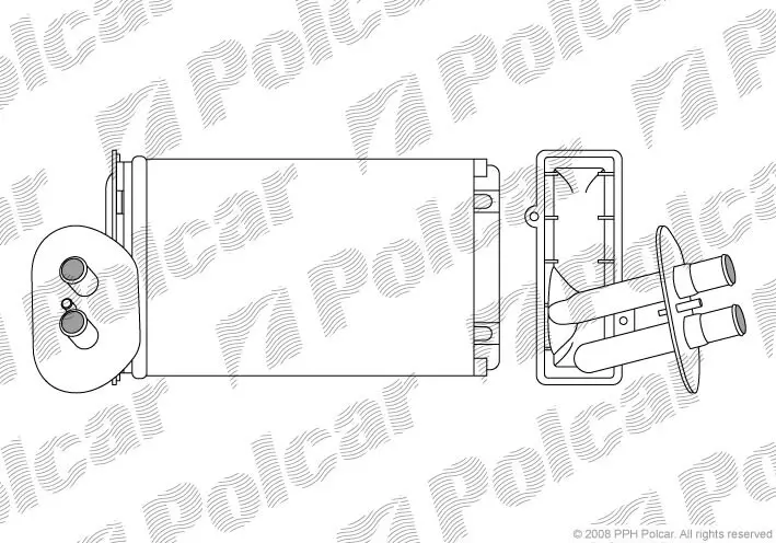 Радіатори обігріву POLCAR/SRL 9566N8-3 (фото 1)