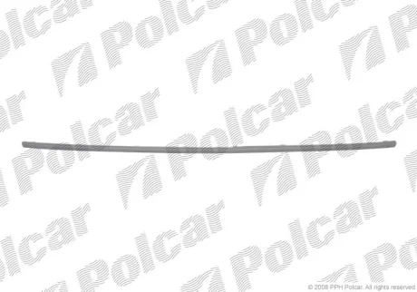 Молдинг бампера серединна Volkswagen MULTIVAN (T5), 2004- POLCAR POLCAR/SRL 956807-9