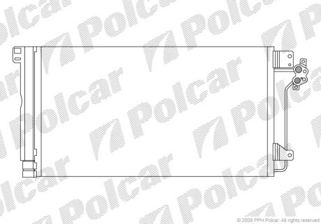 Радіатори кондиціонера POLCAR/SRL 9568K8C1