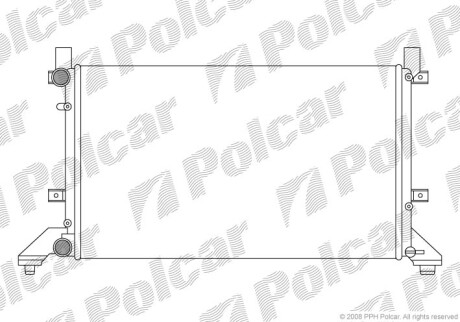 Радіатори охолодження POLCAR/SRL 957108B1