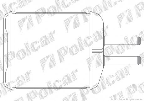 Радиатор отоп Epica 96472174 POLCAR/SRL 2510N81