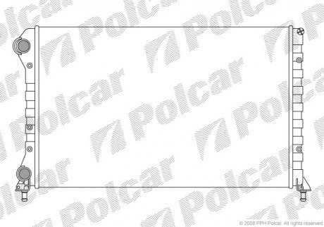 Радіатор охолодження POLCAR/SRL 304008-3