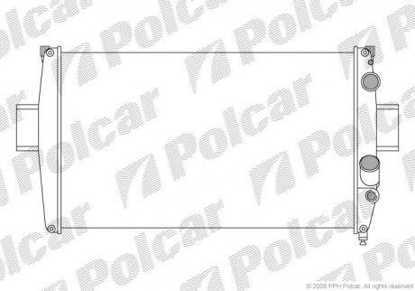 Радіатор охолодження POLCAR/SRL 305008A5